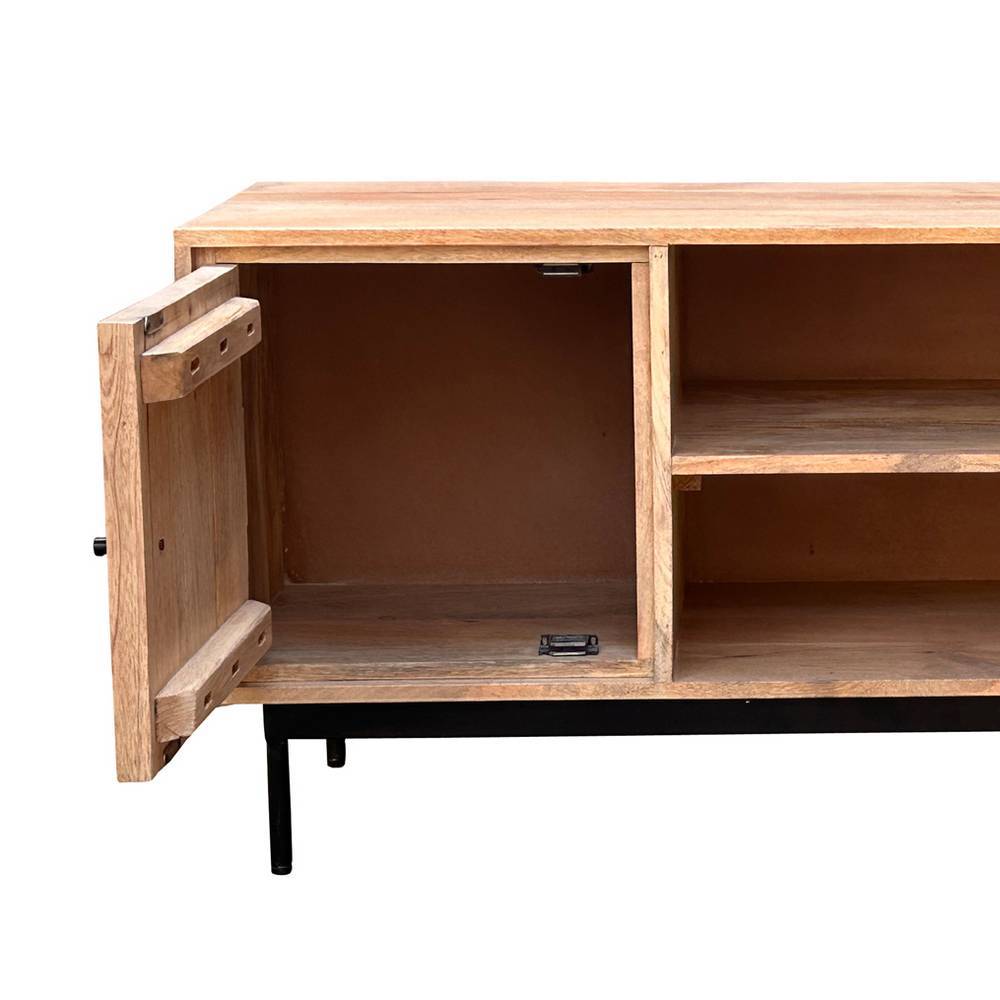 TV Lowboard Diaria aus Mangobaum Massivholz 130 cm breit