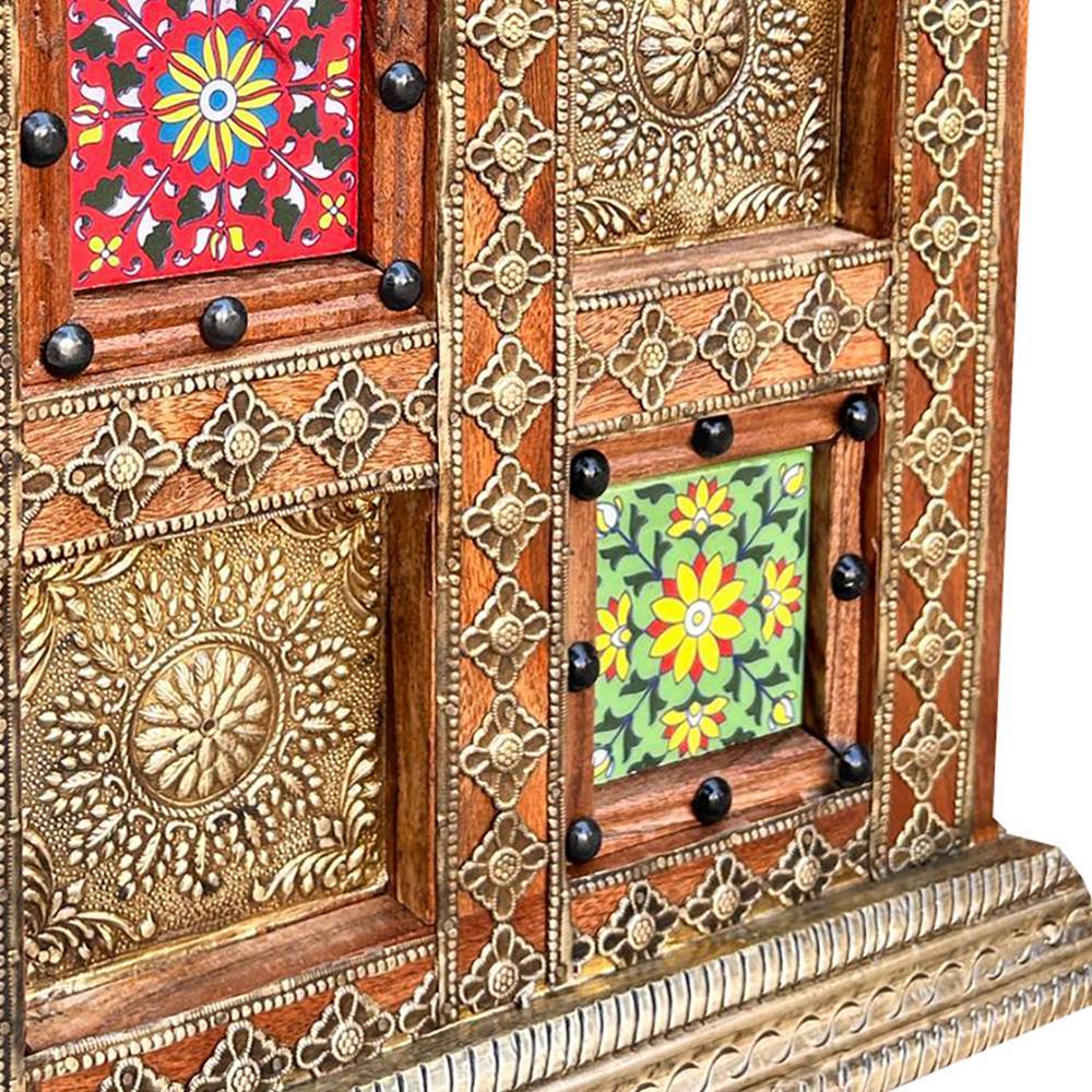 Wandgarderobe Legancio handgearbeitet mit 3 Kleiderhaken