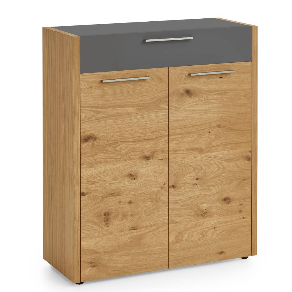 Schuhgarderobe Pavia in modernem Design mit einer Schublade