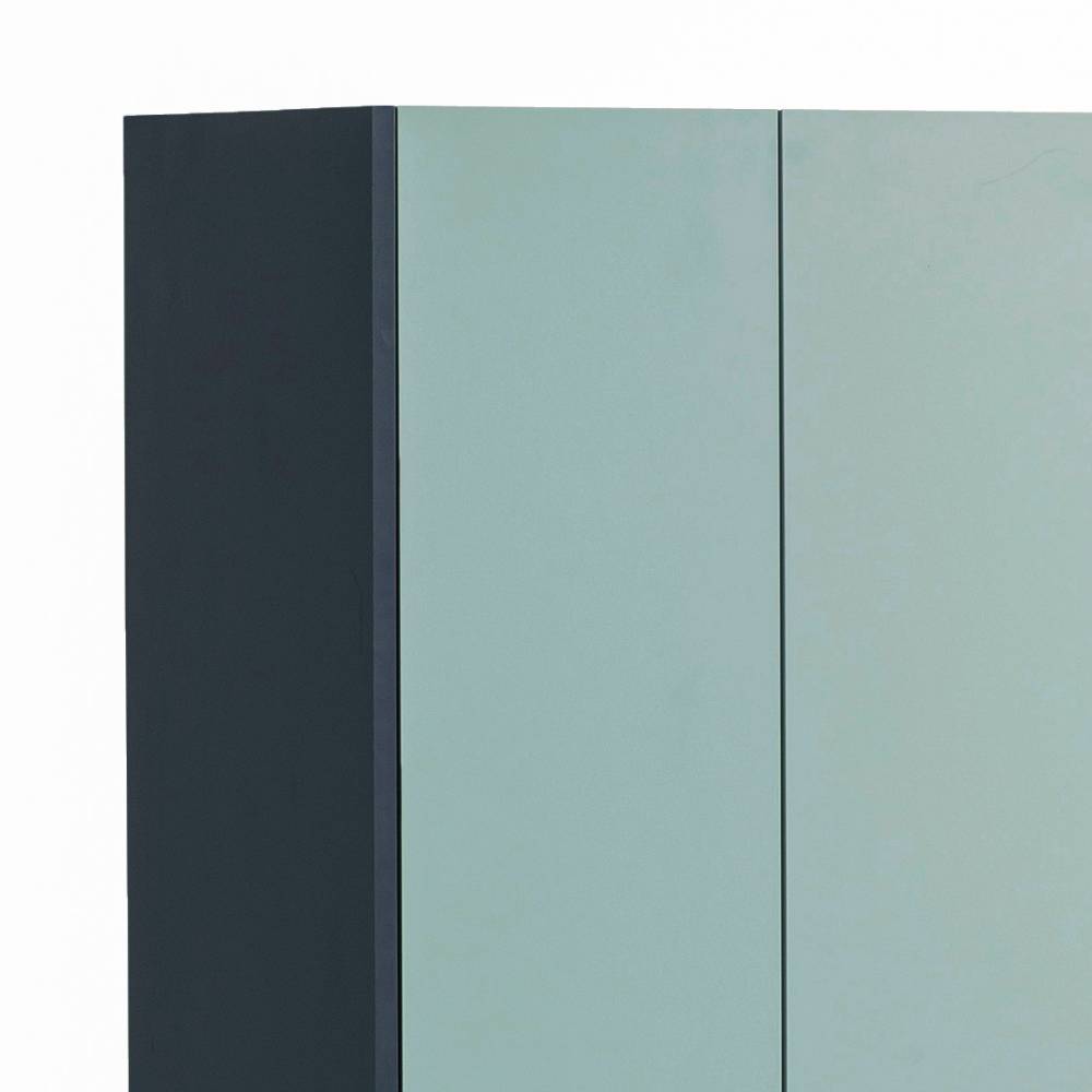 Badezimmer Hochschrank Elliot in Taubenblau und Dunkelblau