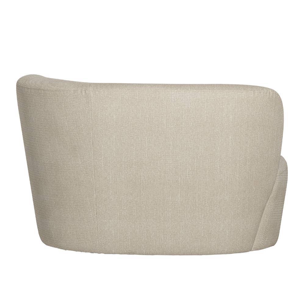 Skandi Design Garten Lounge Sofa Gambrass in Beige aus Kunststoff