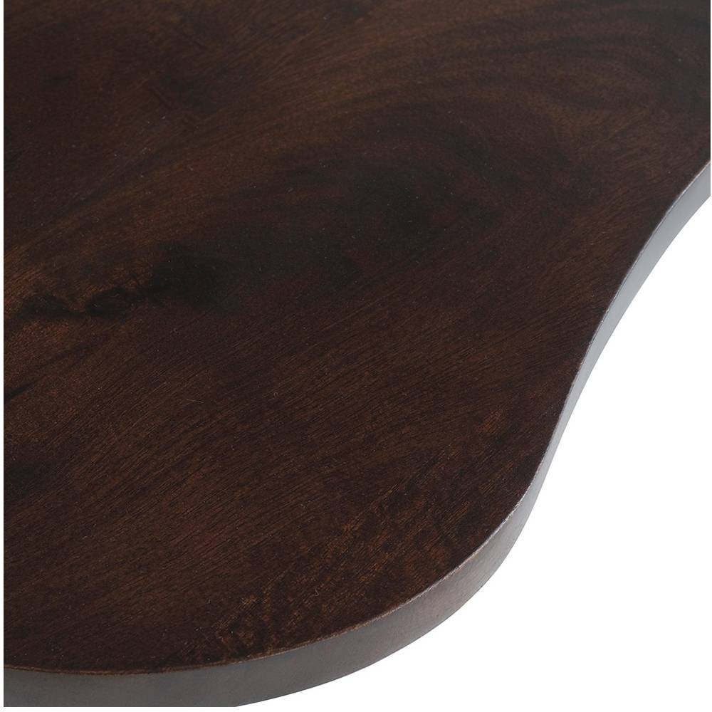Couchtisch Pinja in Nierenform aus Mangobaum Massivholz