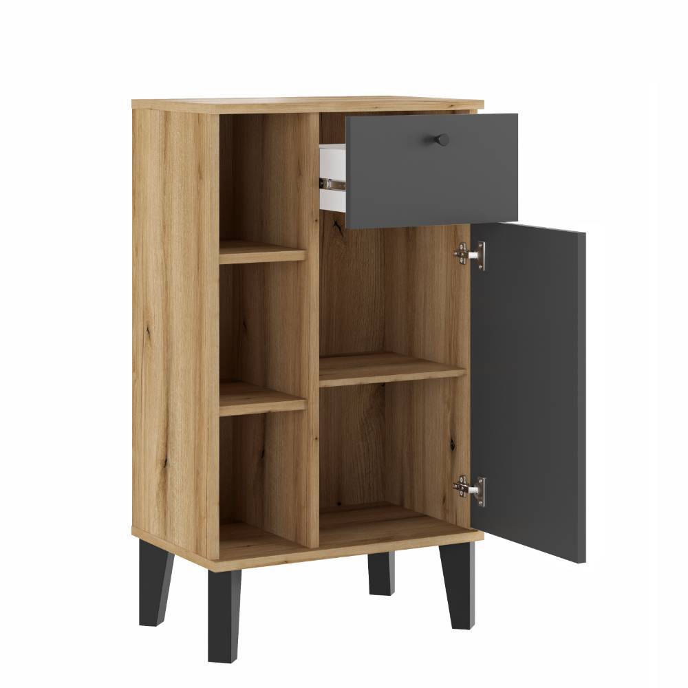 Badmöbel-Set Pattinos in modernem Design 33 cm tief (fünfteilig)