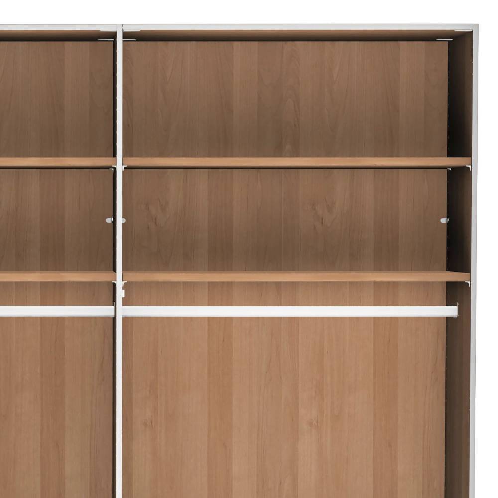 Schlafzimmerkleiderschrank Merkur in modernem Design 246 cm breit