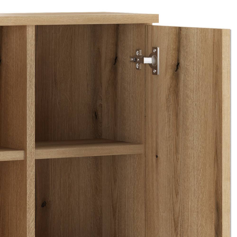 Badspiegelschrank Pattinos in Wildeichefarben 60 cm breit