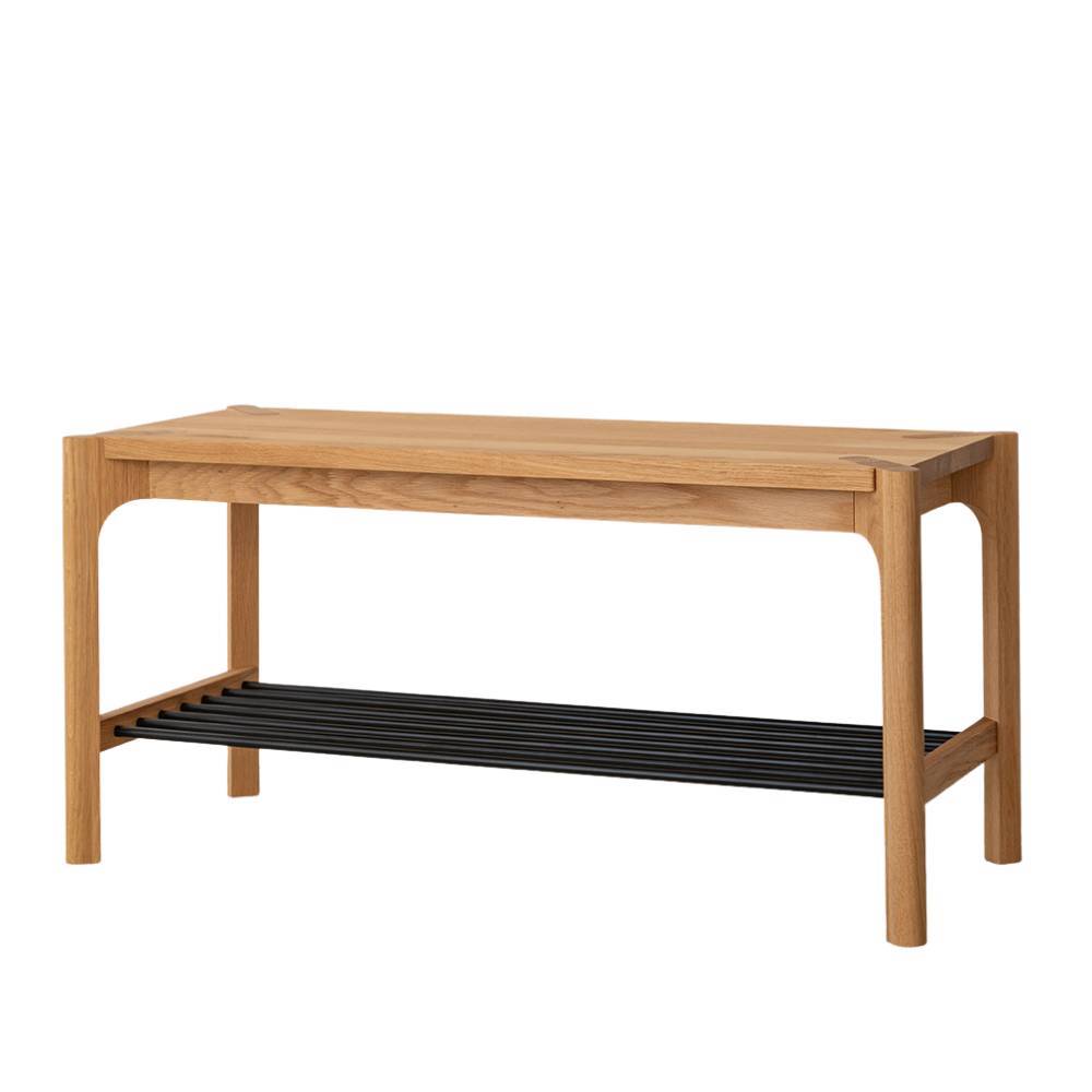 Schuhregal Gravura aus Eiche Massivholz mit einem Schuhgitter