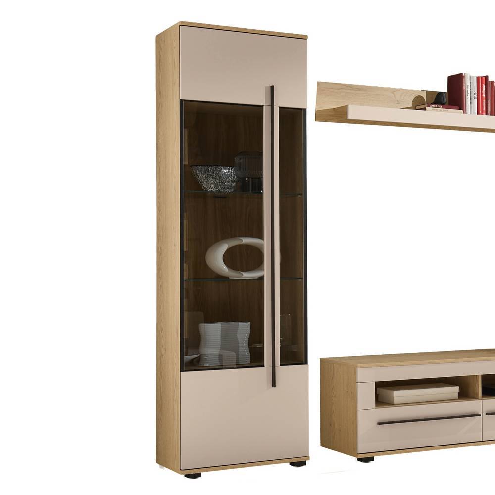 Wohnwand Helina 200 cm hoch und 42 cm tief (vierteilig)