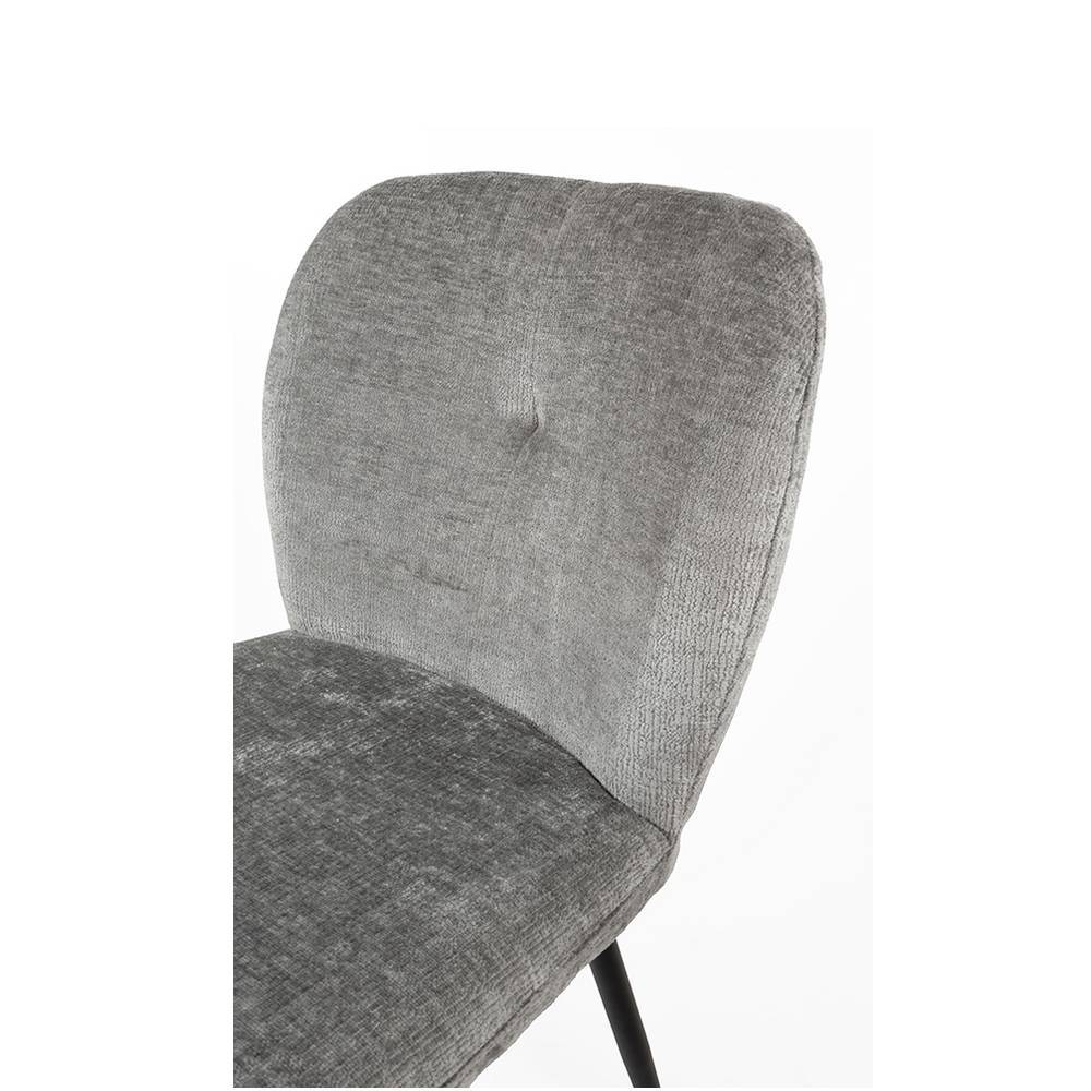 Esszimmerstuhl Root aus Webstoff mit Punktsteppung (2er Set)
