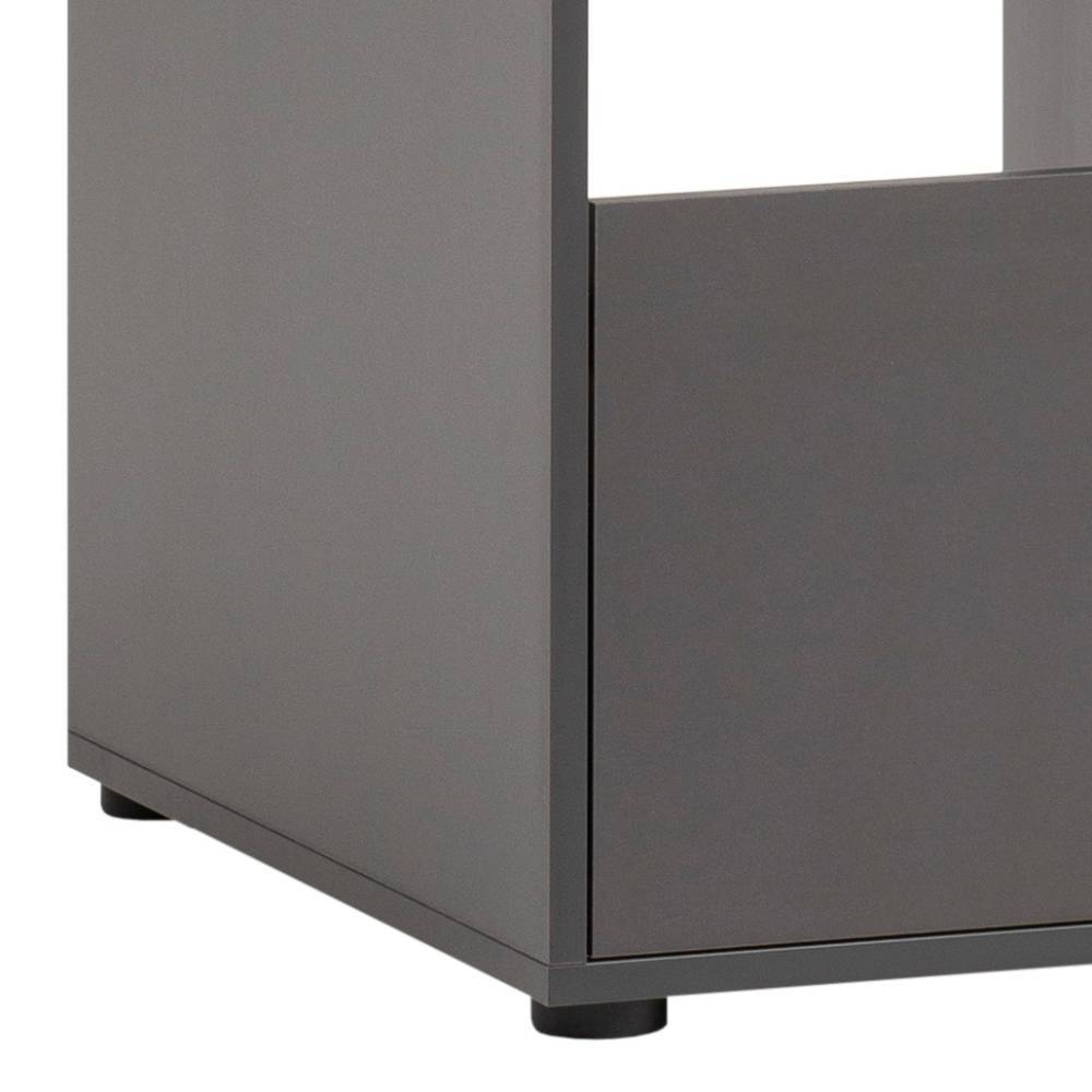 Bad Wäscheschrank Savasso in Anthrazit 155 cm hoch