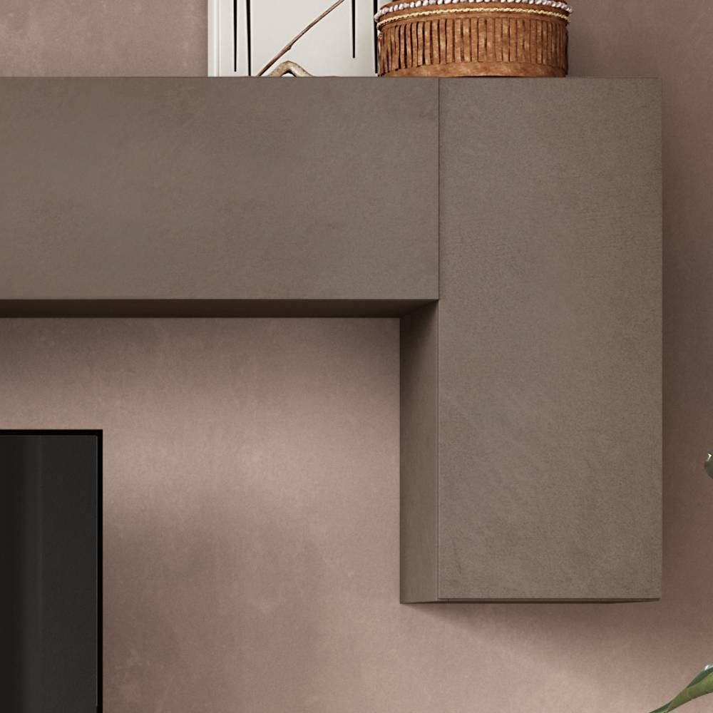 TV Wohnwand Jerne in modernem Design 276 cm breit (sechsteilig)