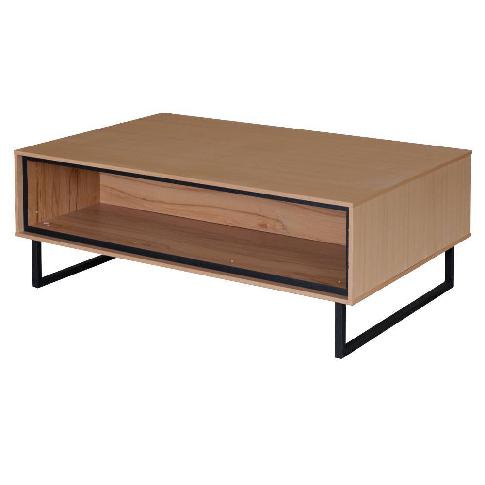 Couchtisch Zella in modernem Design mit zwei Schubladen