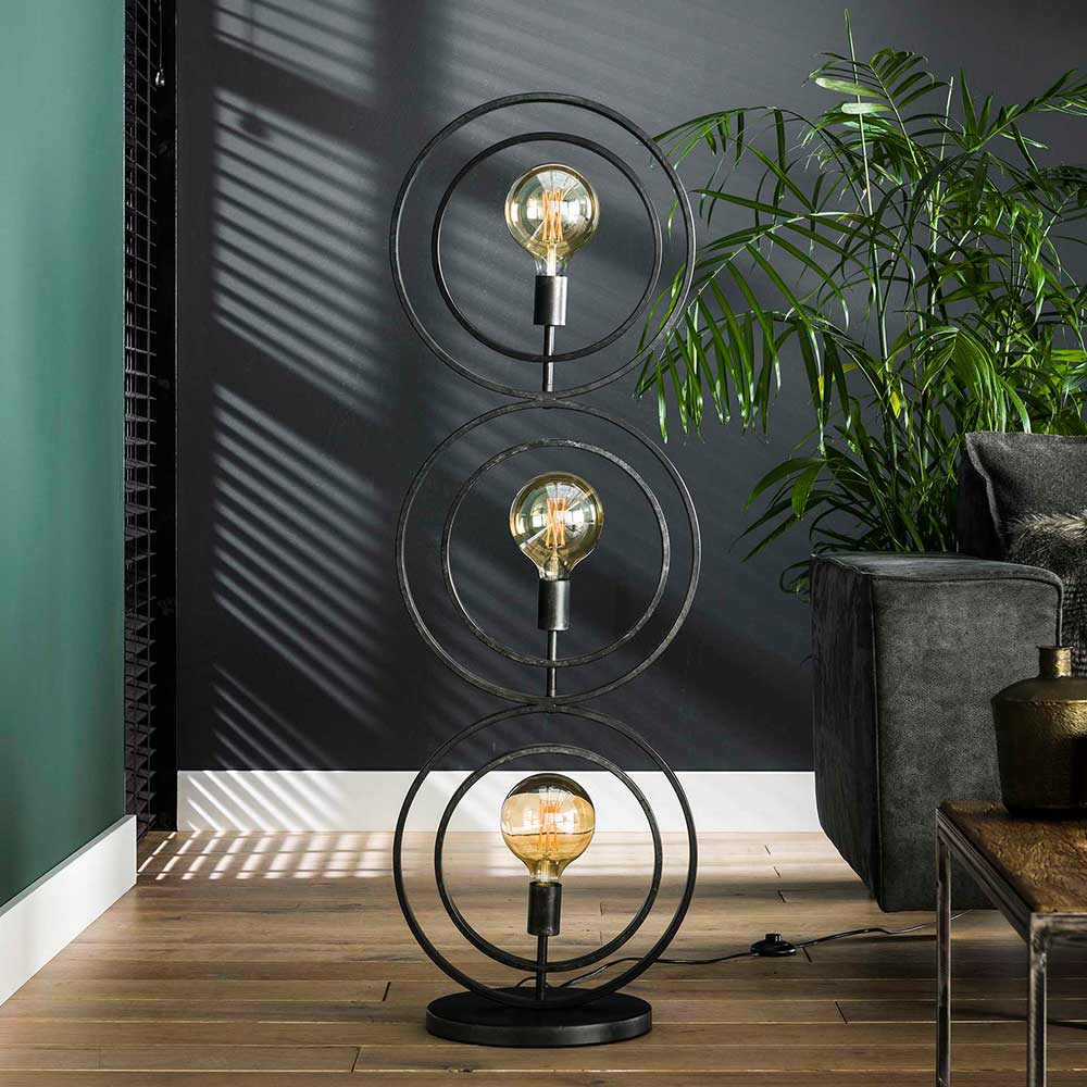 Stehleuchte Glanco aus Metall 124 cm hoch