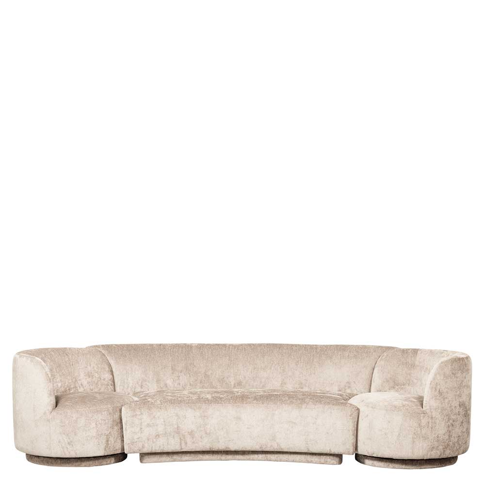 Modulsofa Yonella in Beige - 290 cm breit (dreiteilig)
