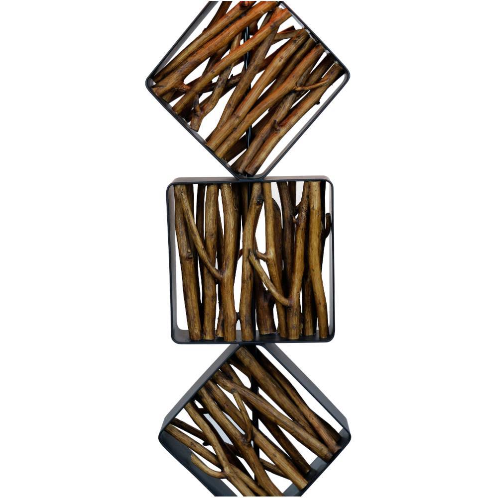 Stehleuchte Zaremda aus Treibholz in modernem Design
