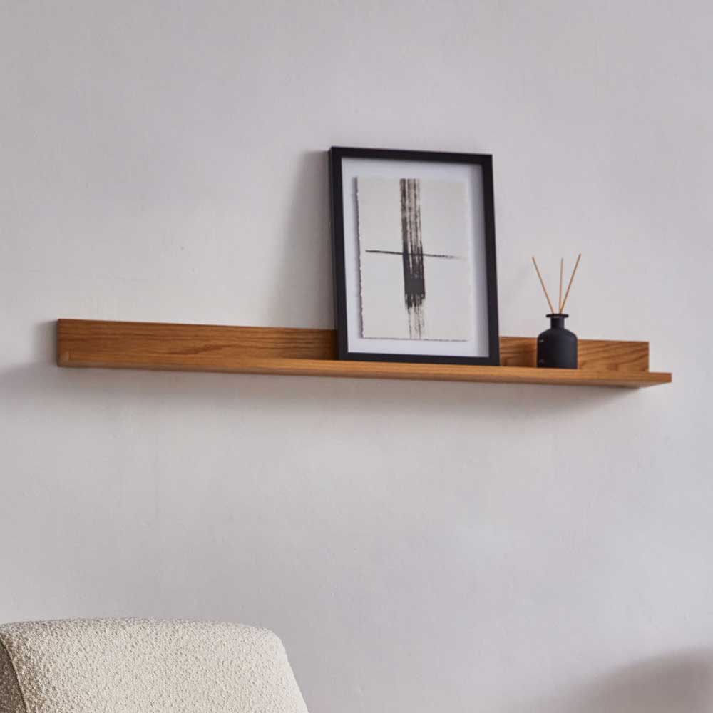 Wand Regal Magies in Eichefarben 80 oder 120 cm Breite
