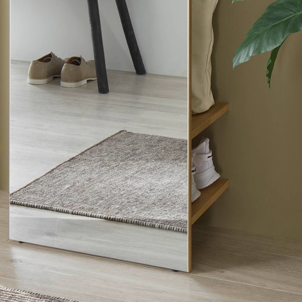 Garderobe Castilla mit Spiegel 50 cm breit - 200 cm hoch