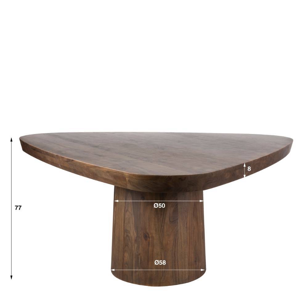 Esstisch Salines auf Säulengestell in modernem Design