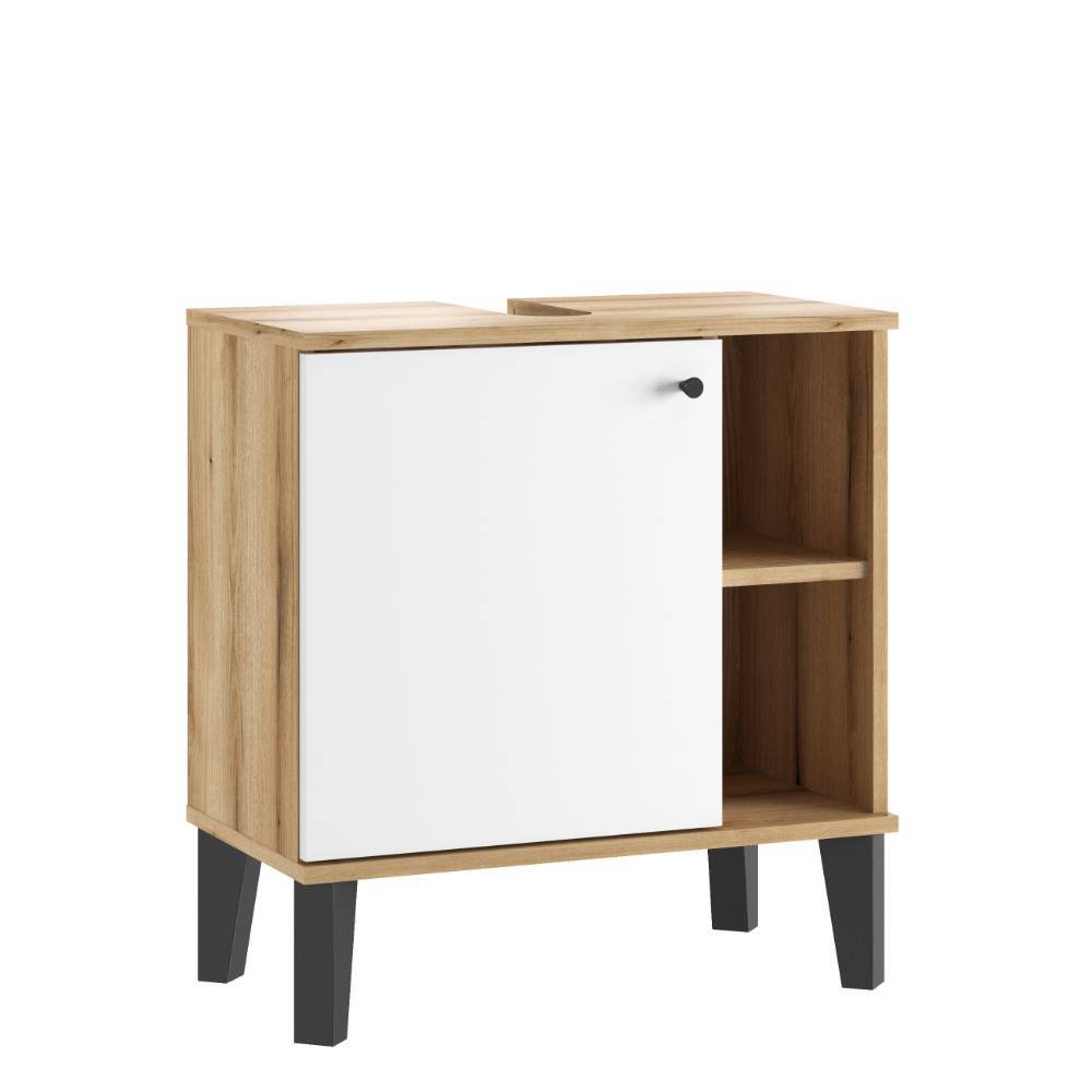 Waschplatz Set Zyret in modernem Design 60 cm breit (zweiteilig)