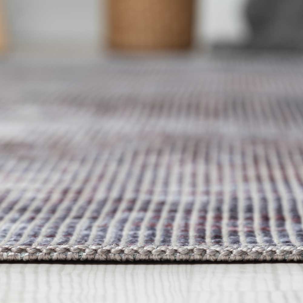 Teppich Blau Terracotta Sirius - Kurzflor in modernem Design