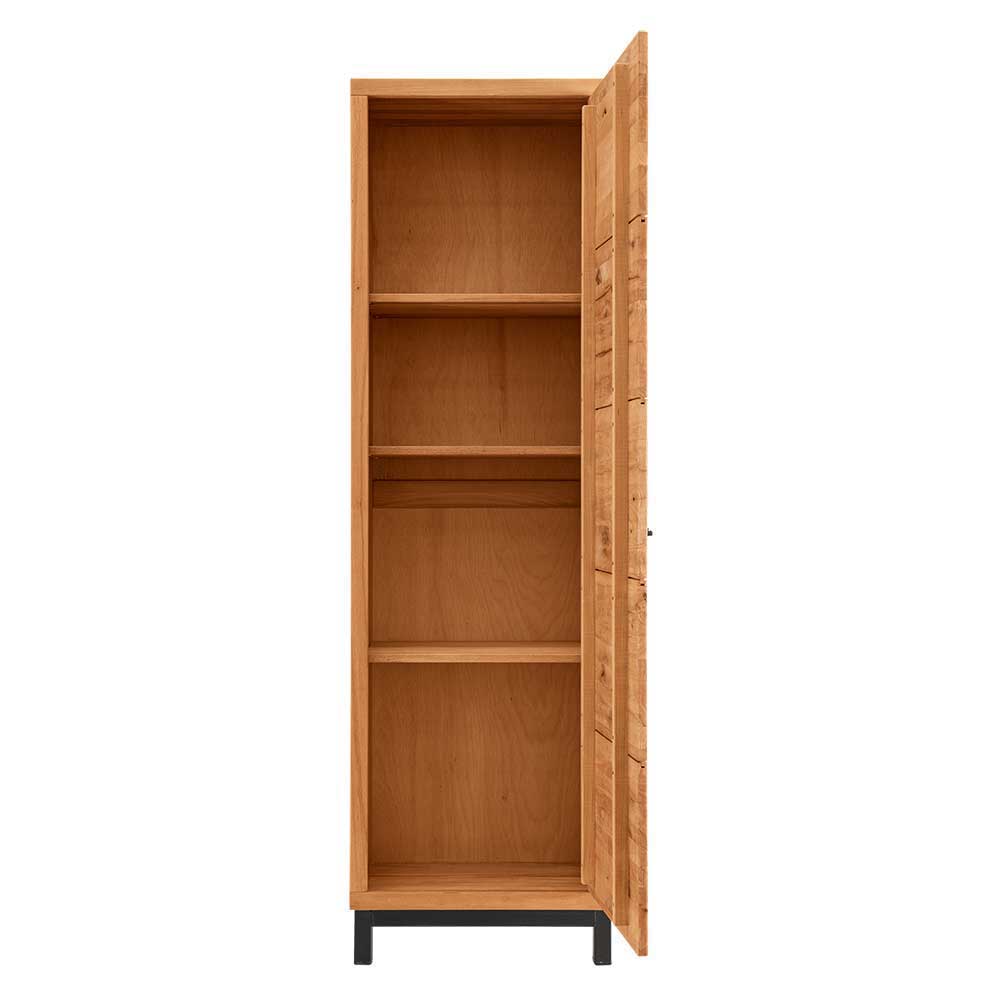 Dielenschrank Sherada aus Kernbuche Massivholz 200 cm hoch