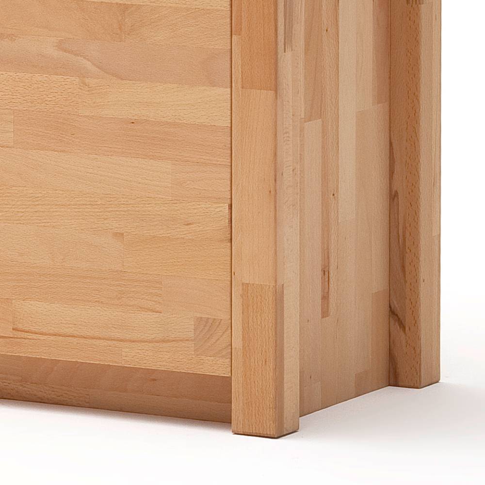 Highboard Jameson aus Kernbuche Massivholz mit LED Beleuchtung