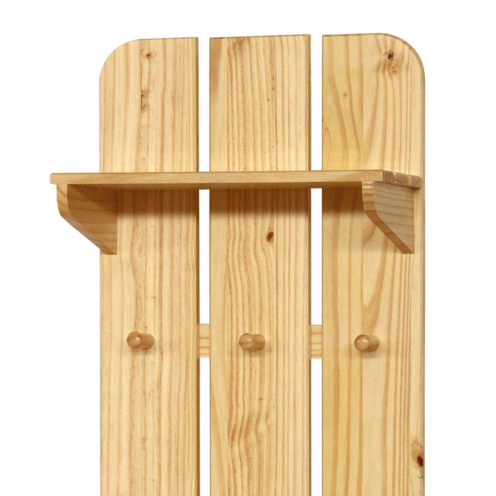 Wandgarderobe Tine aus Kiefer Massivholz im Landhausstil