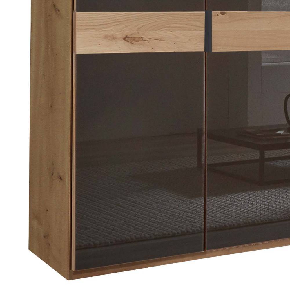 Moderner Schlafzimmerschrank Merkur mit Drehtüren 149 cm breit