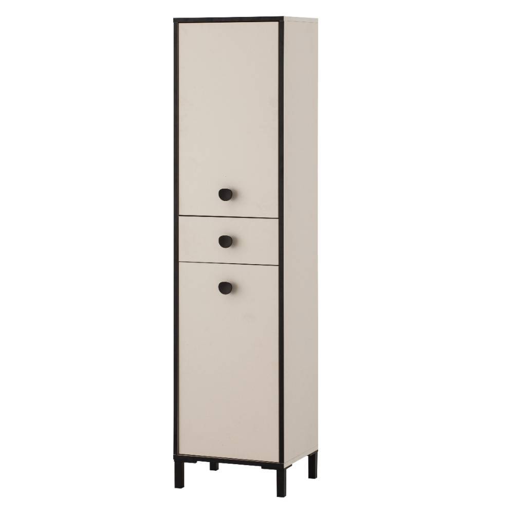 Hochschrank Isabelona in Cremeweiß 41 cm breit