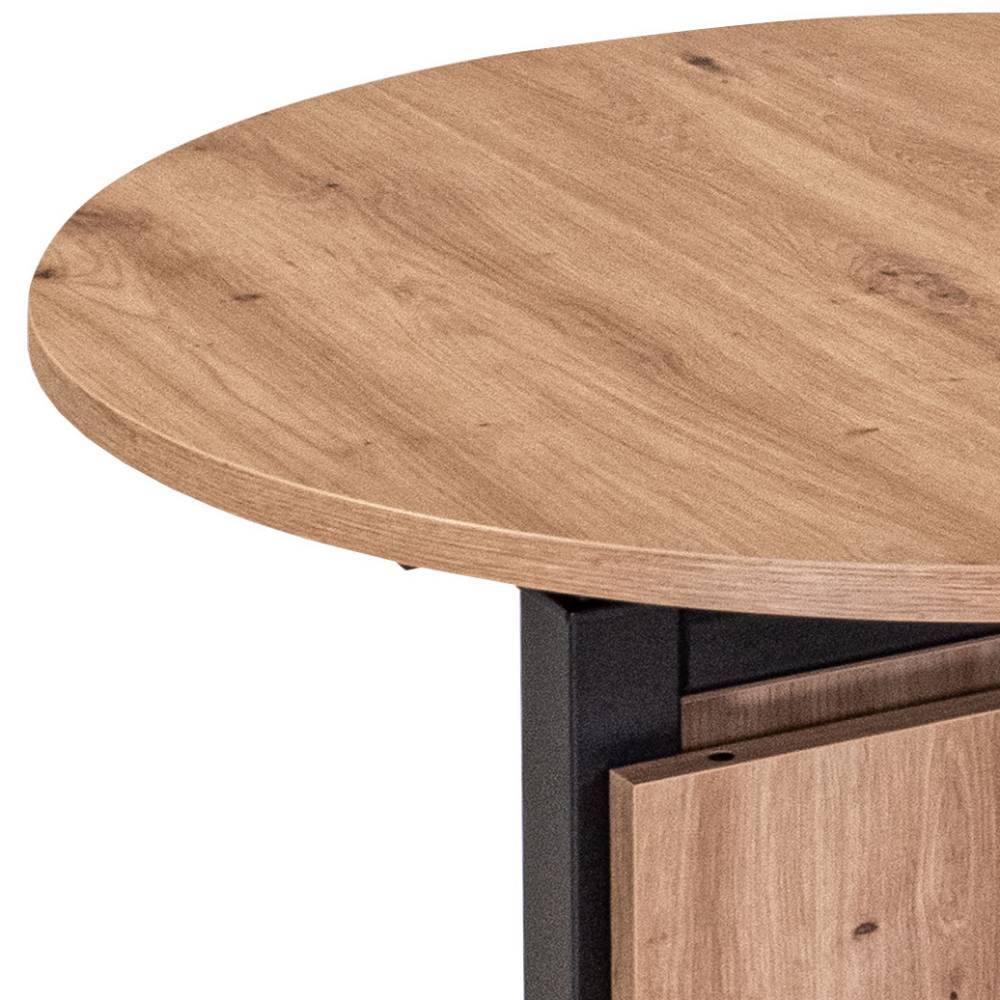 Wohnzimmer Tisch Clarina höhenverstellbar mit einer Einlegeplatte