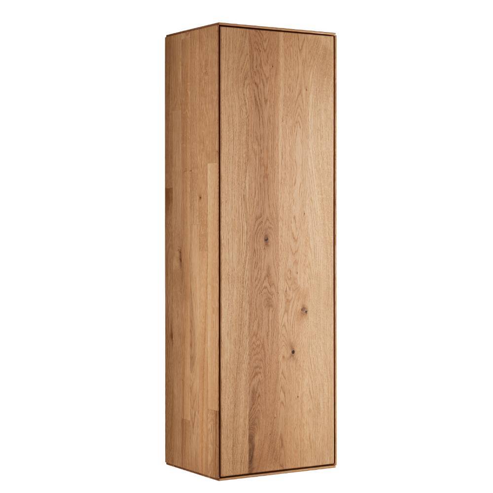 Wandschrank Torfaen aus Wildeiche Massivholz 125 cm hoch