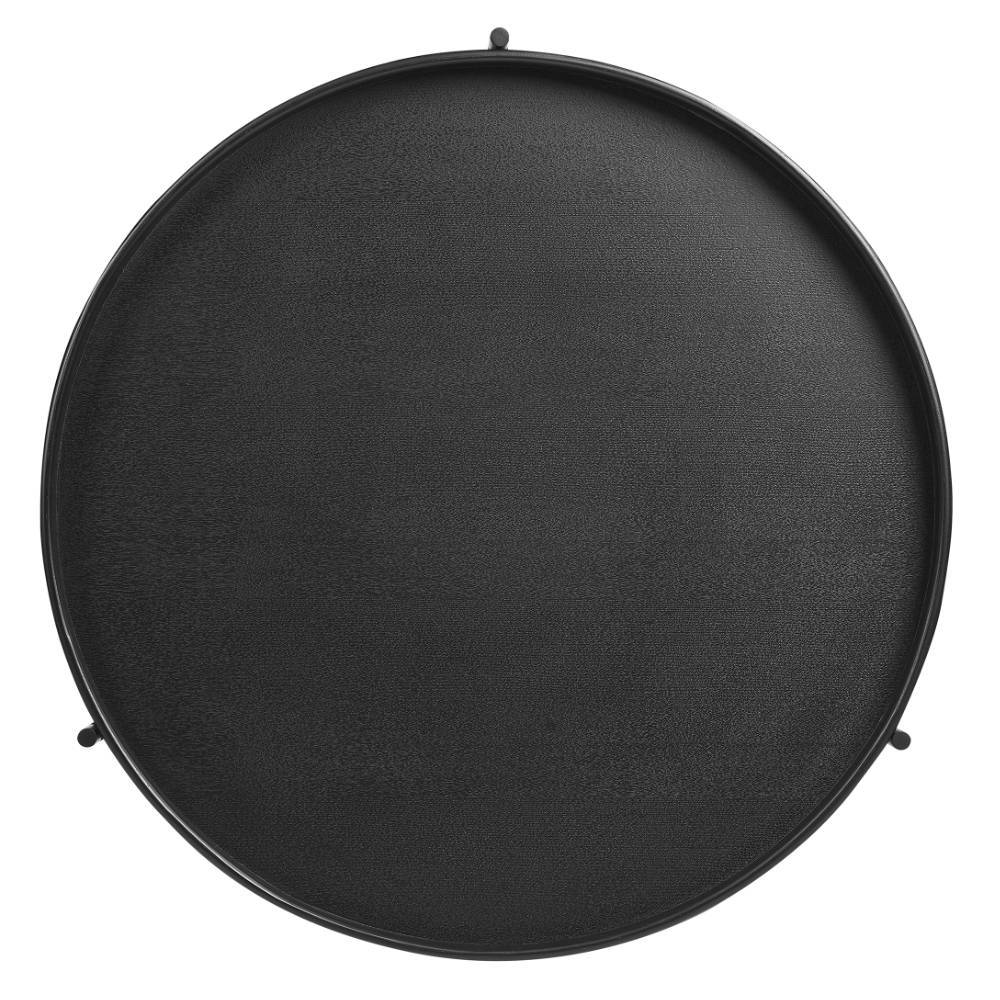 Couchtisch Nuvellas in runder Form - Schwarz