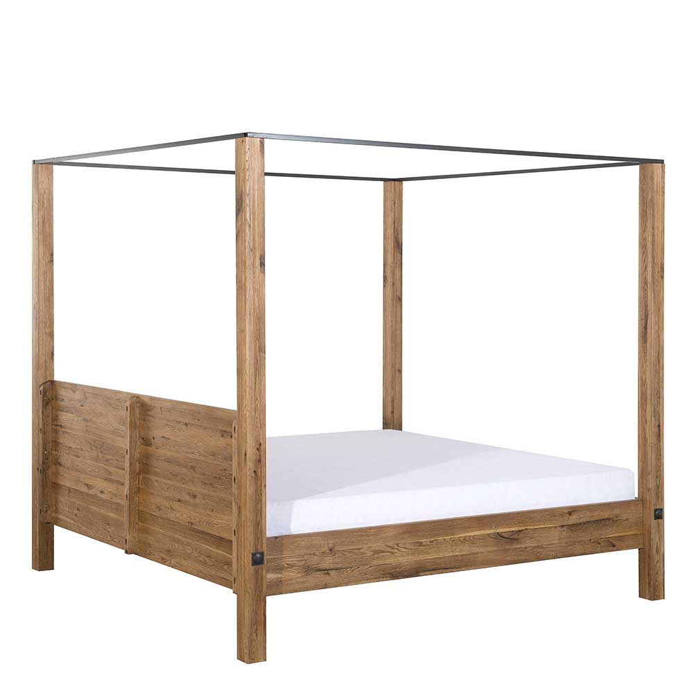 Himmelbett Amigo in Sumpfeichefarben
