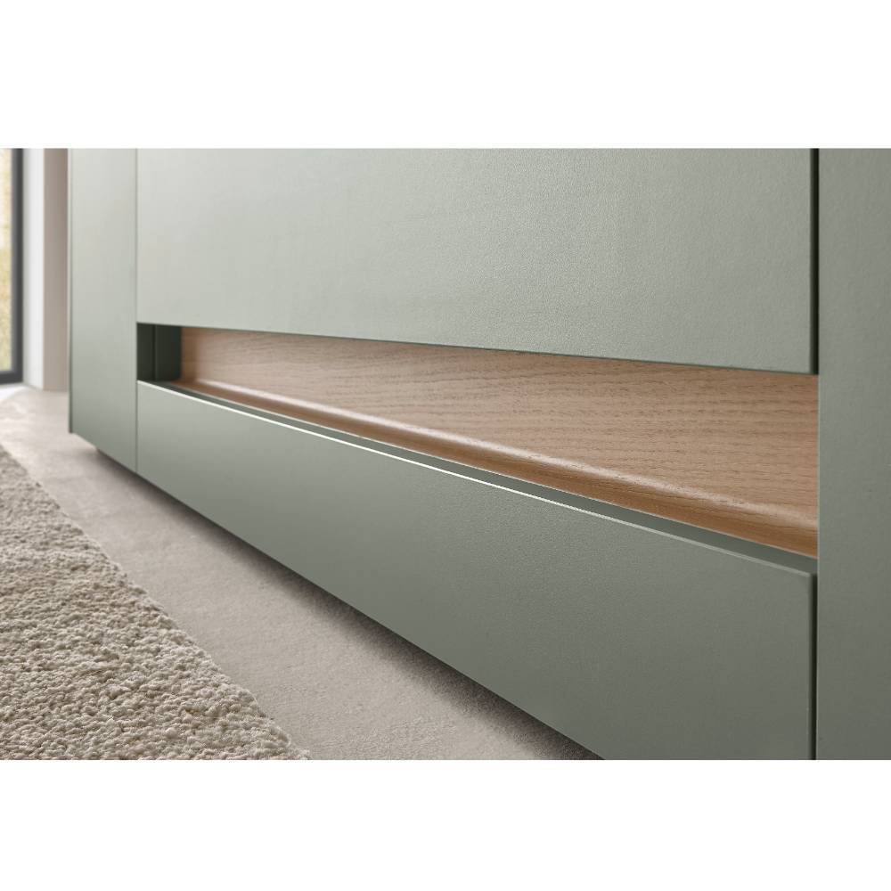 TV Lowboard Ulfava in Graugrün 170 cm breit