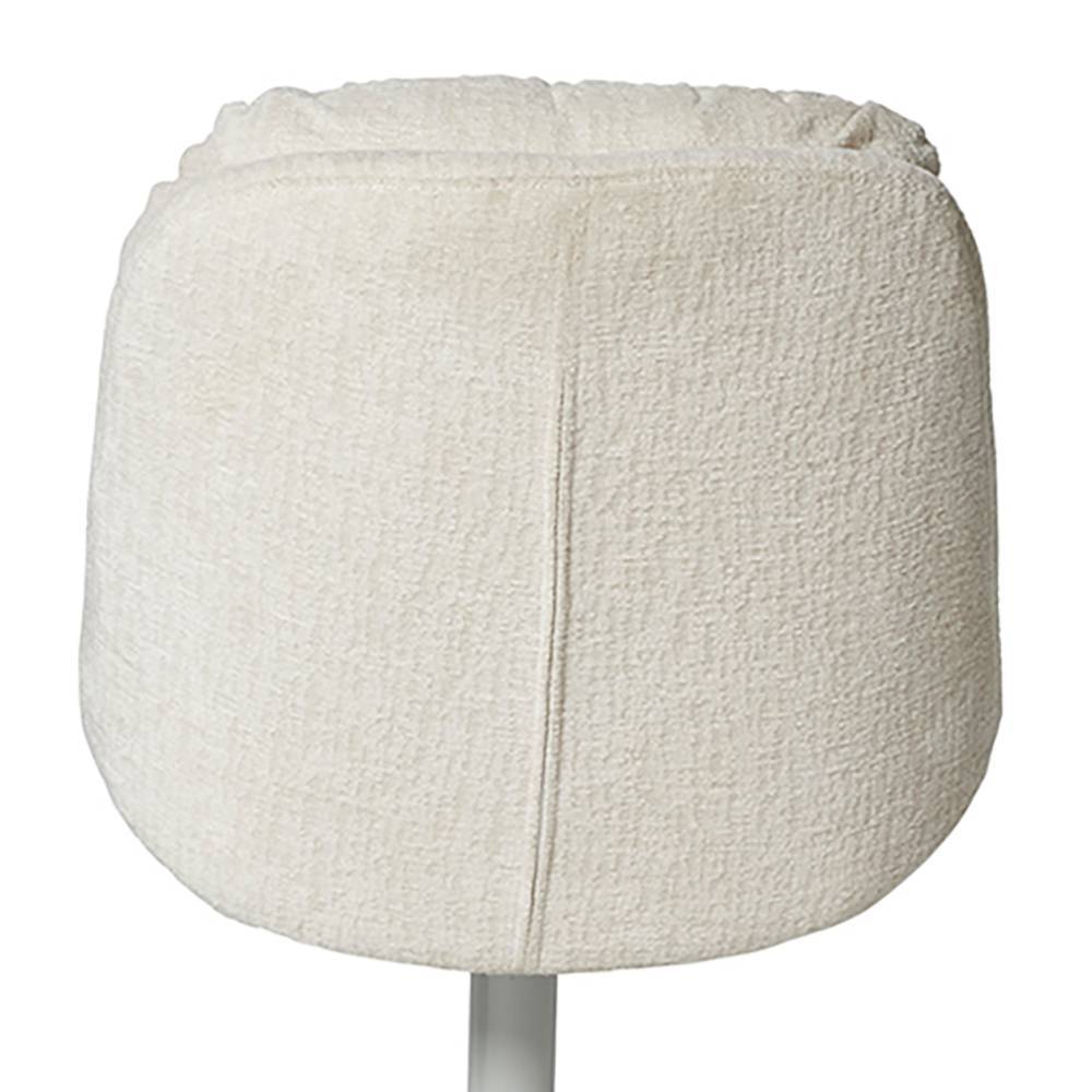 Lounge Stühle Hodossa in Offwhite um 360 Grad drehbar (2er Set)