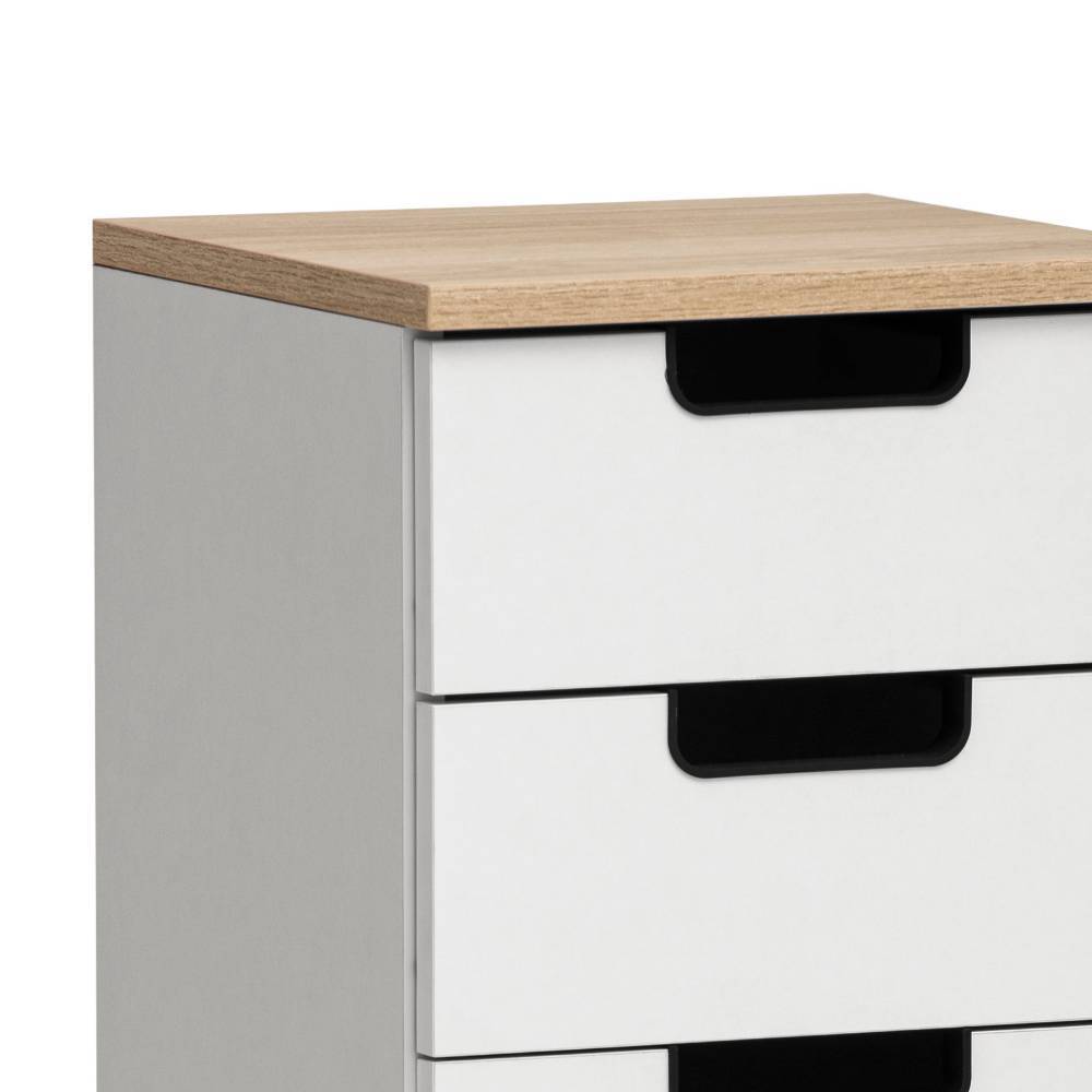 Badschrank Desancto 30 cm breit mit zwei Schubladen