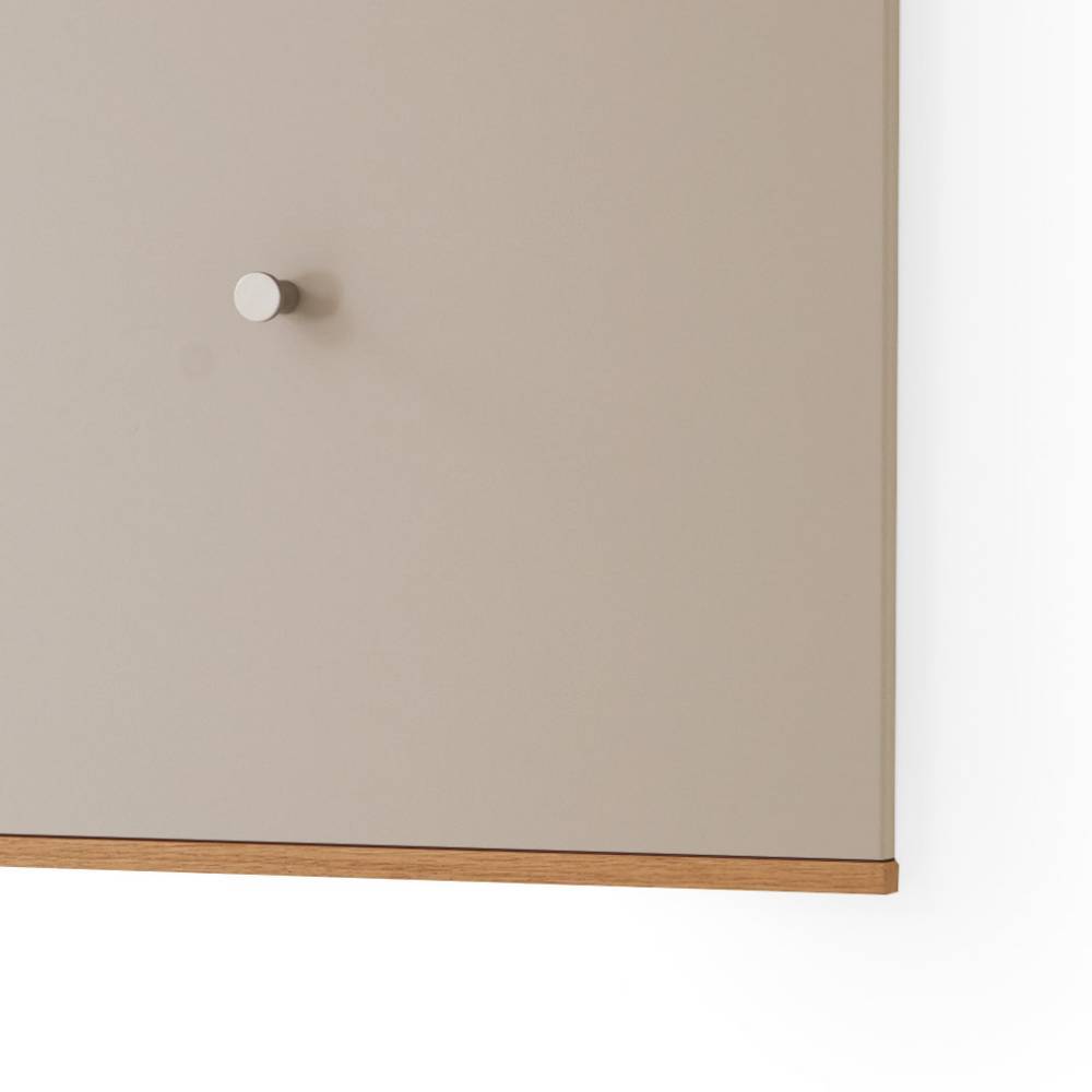 Hängegarderobe Frasyn für die Wandmontage mit 5 Kleiderhaken