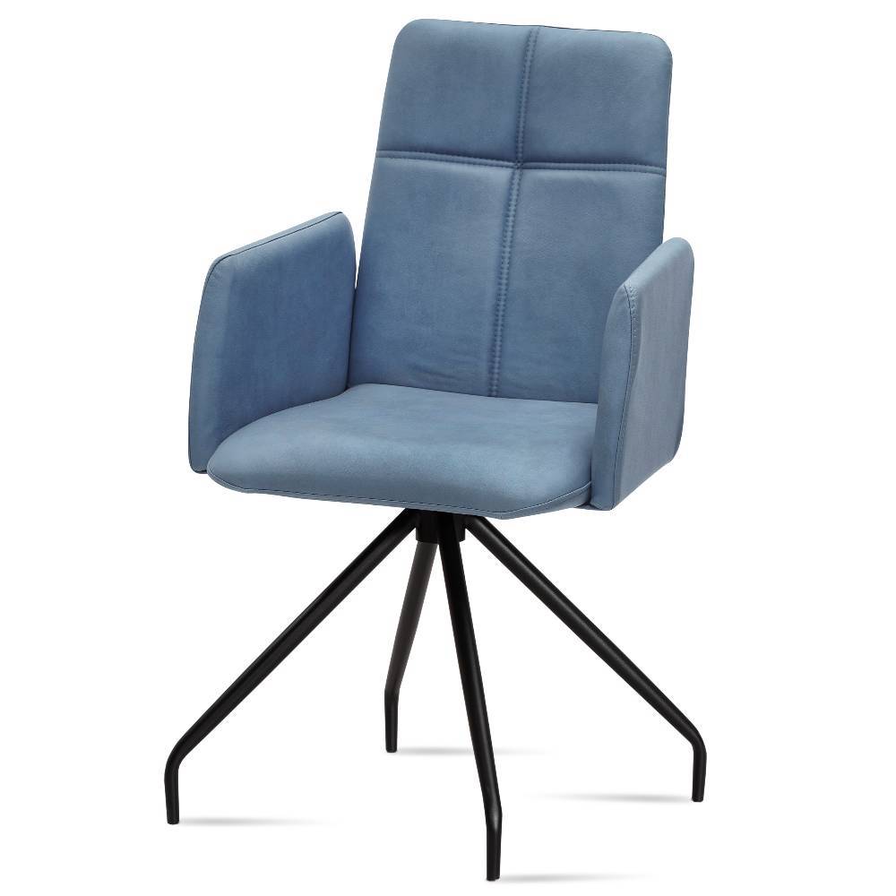Essstuhl Kariono mit Armlehnen in Hellblau