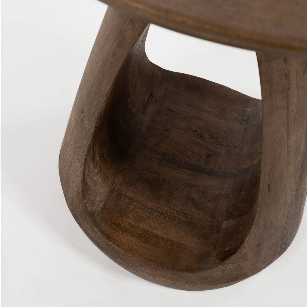 Beistelltisch Sofa Magnus in modernem Design - Walnussfarben