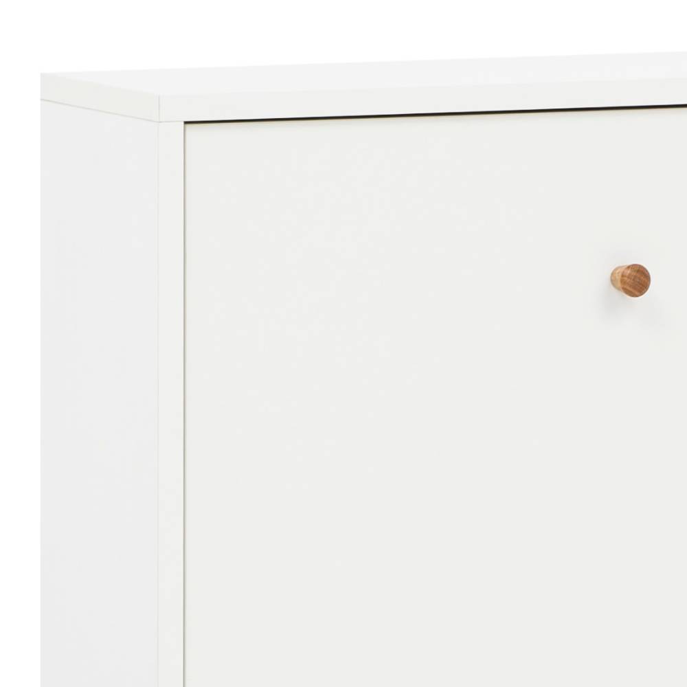 Schuhkipper Linz in Weiß matt 20 cm tief