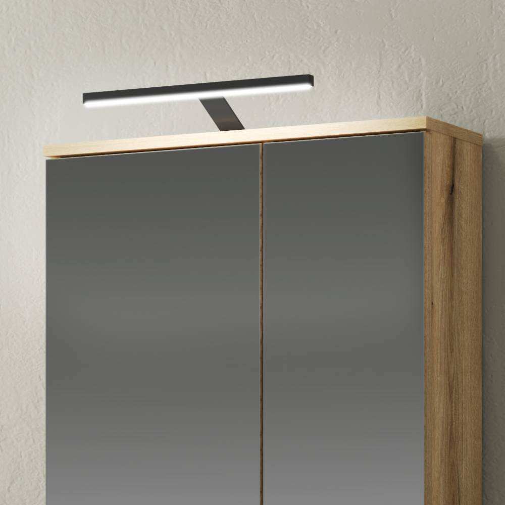 Badmöbel Set Pattinos 60 cm breit mit LED Beleuchtung (zweiteilig)