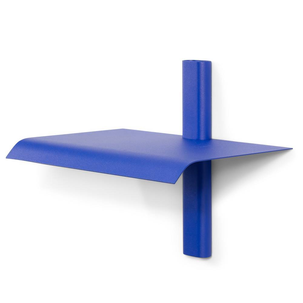 Regal Moranna in Blau pulverbeschichtet 28 cm breit