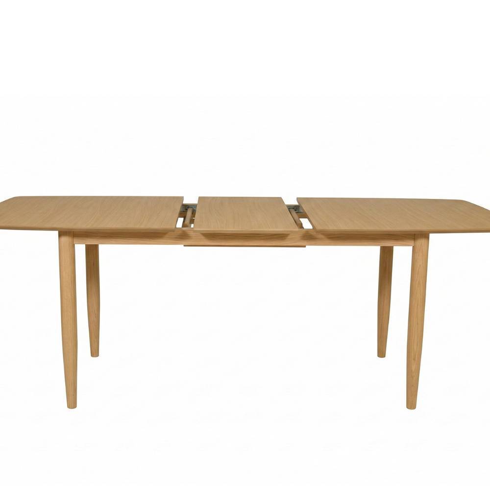 Ausziehtisch Julya mit Massivholzplatte im Skandi Design