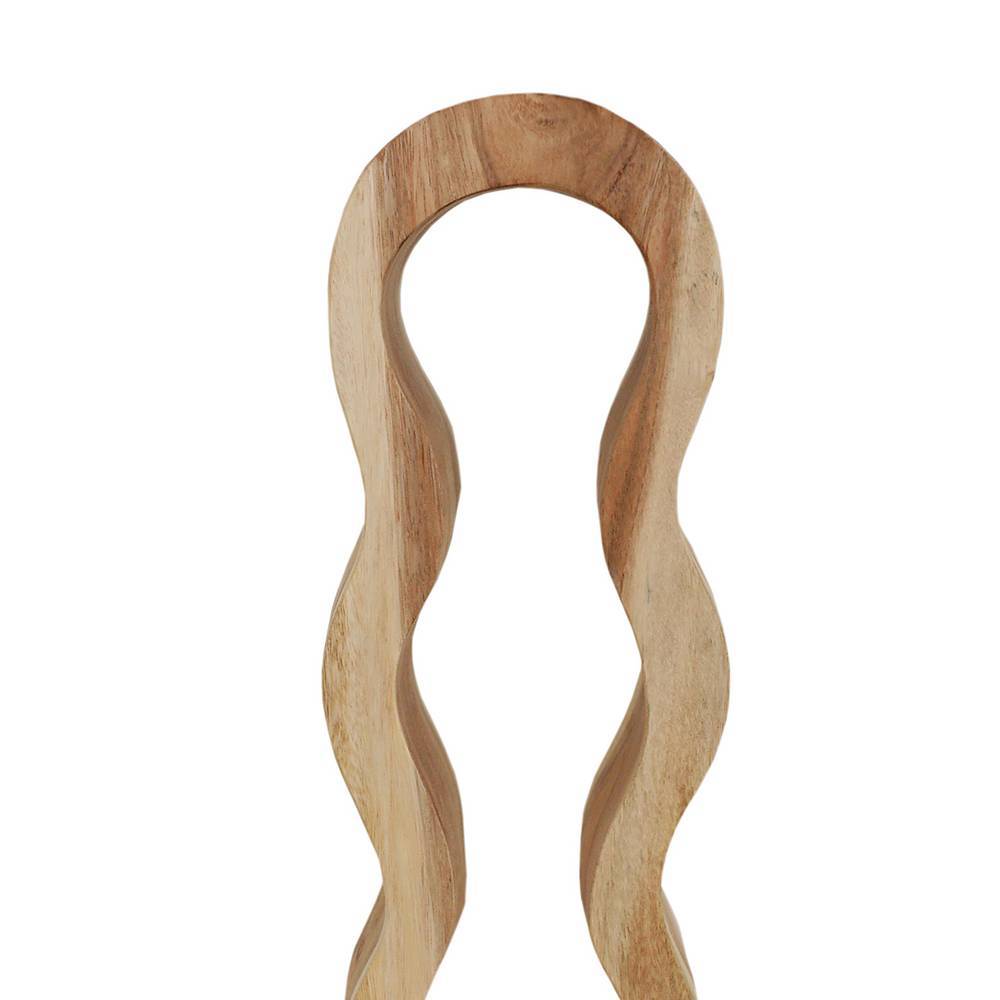 Holzregal Koropi in organischer Form mit Platz für 4 Flaschen