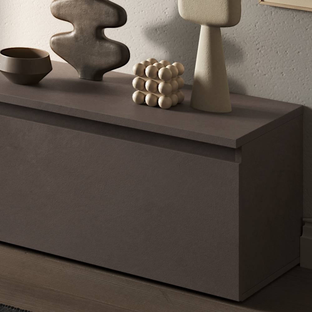 Wohnwand Yaderra in modernem Design 276 cm breit (achtteilig)