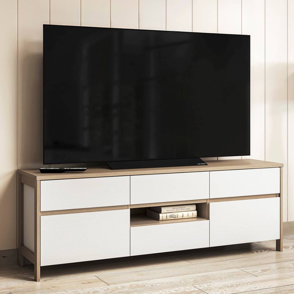 Wohnwand Labrassa vierteilig im Skandi Design (vierteilig)