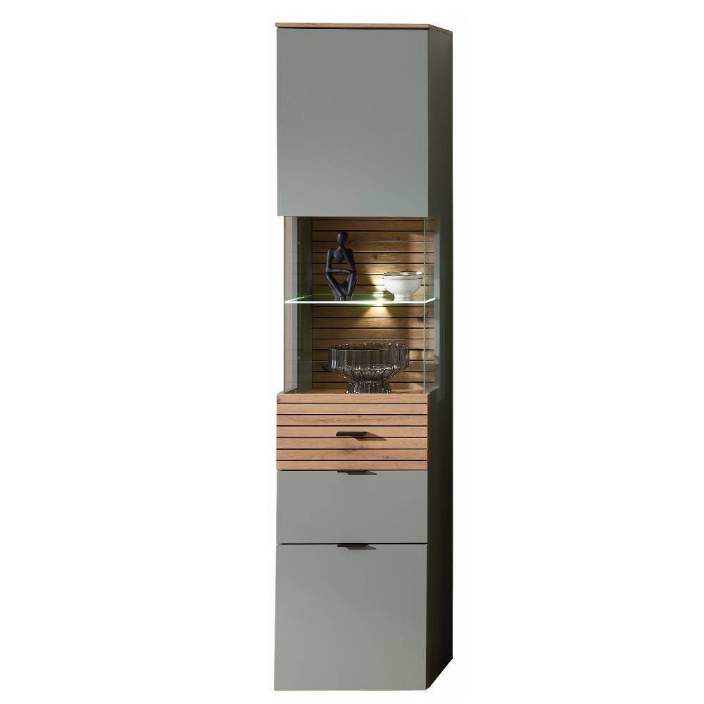 Stauraumvitrine Ilitalcon mit LED Beleuchtung in modernem Design