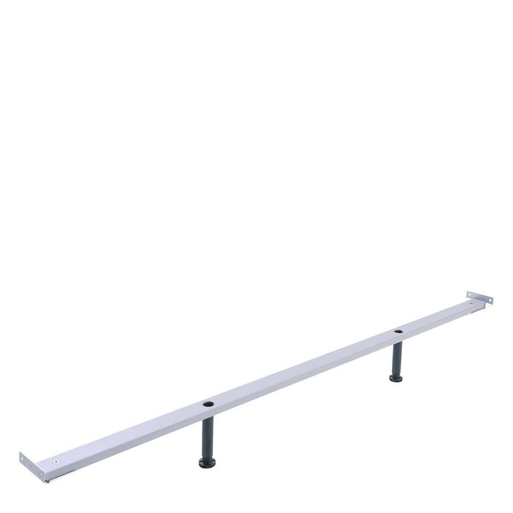 Loft Stil Himmelbett Refeugi aus Wildeiche Massivholz und Metall 200 cm hoch