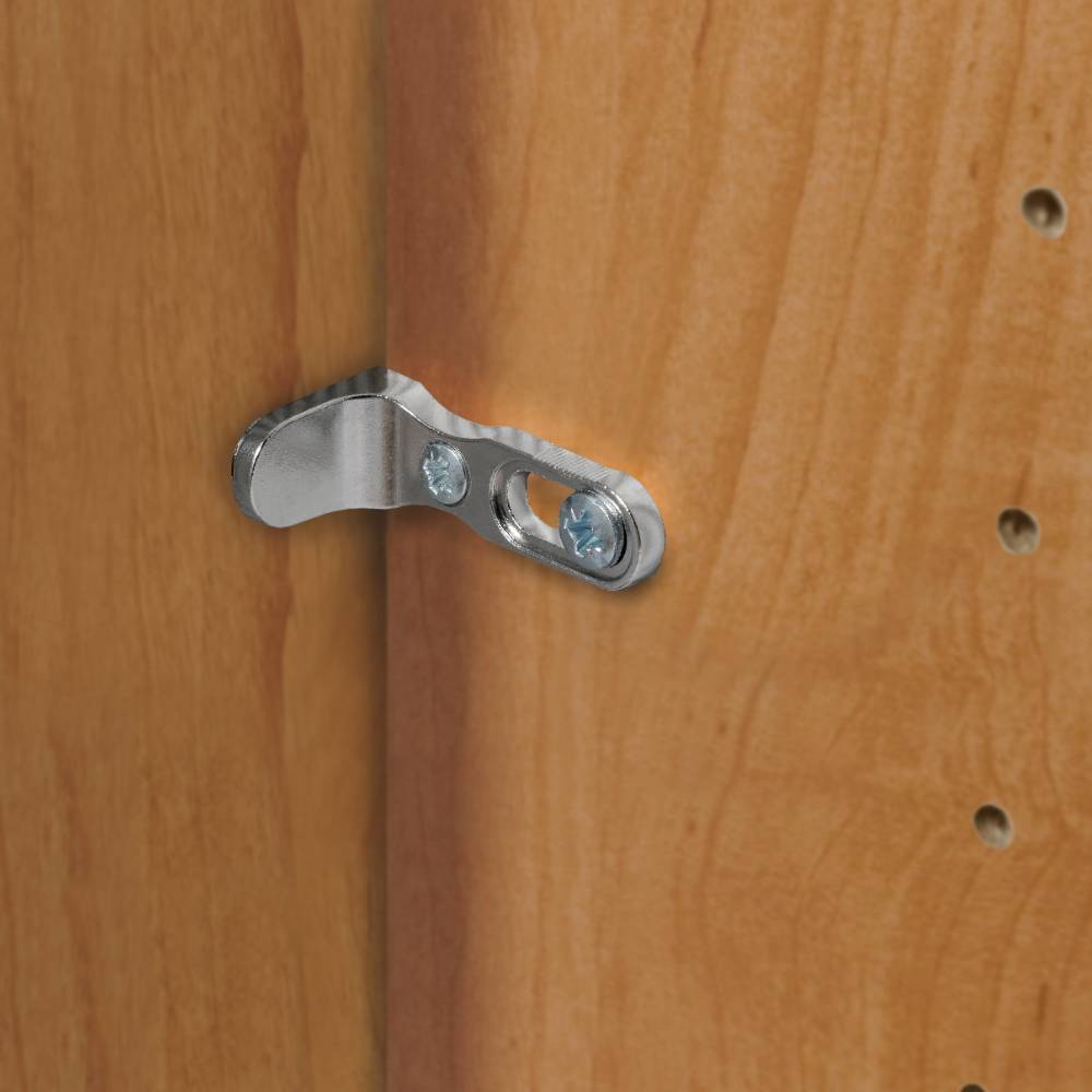 Drehtürschrank Merkur in modernem Design mit drei festen Kleiderstangen