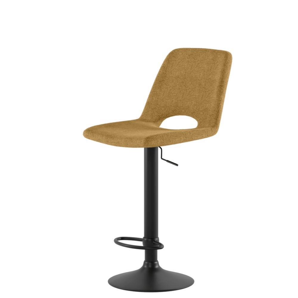 Tresenstuhl Nileon aus Strukturstoff drehbar (2er Set)