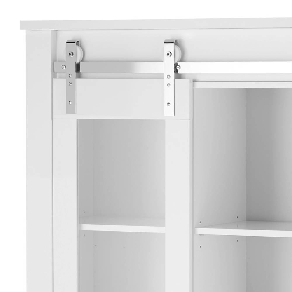 Stauraumvitrine Melvyno mit drei Schubladen in modernem Design